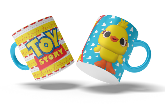 Tazas Toy Story "Ducky". Aptas para el lavavajillas y microondas.
