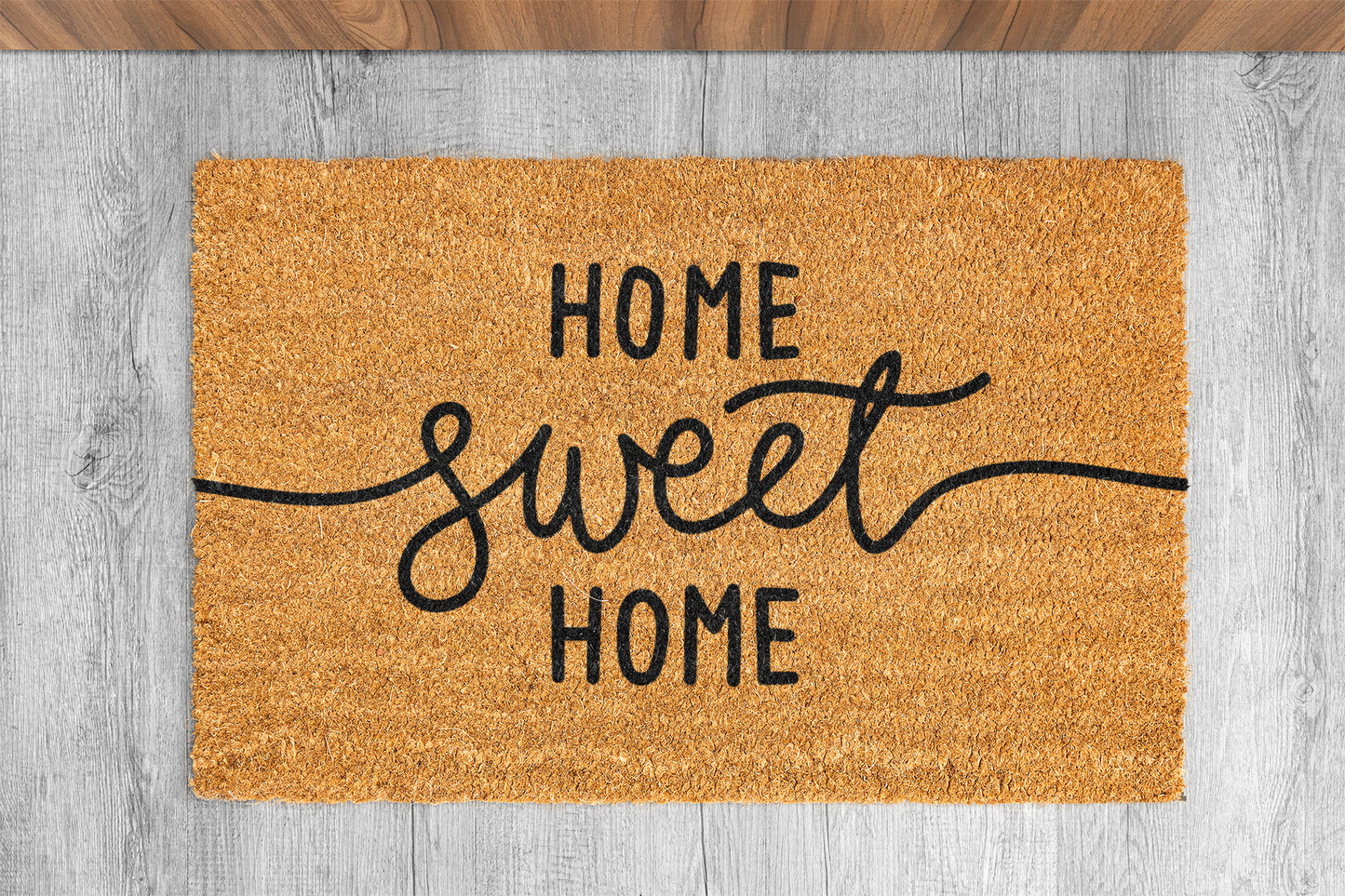 Felpudo "Home Sweet Home" 45x80cm. 100% fibra de coco. Eco-friendly.