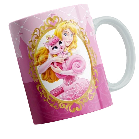 Taza Princesas Disney "Aurora". Aptas para el lavavajillas y microondas.