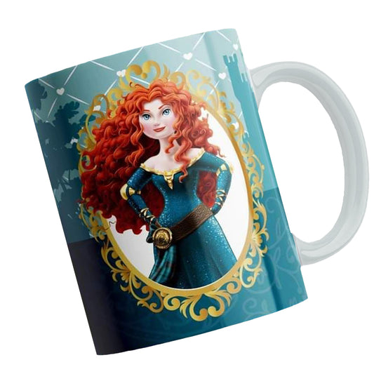 Taza Princesas Disney "Merida". Aptas para el lavavajillas y microondas.