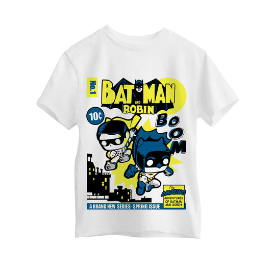 Camiseta Anime Batman y Robin. Talla M. 100% algodón. Envío gratis.
