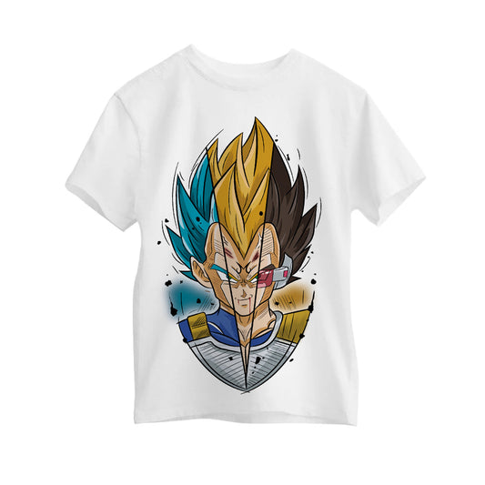 Camiseta Anime 3 Vegetas. Talla M. 100% algodón. Envío gratis.