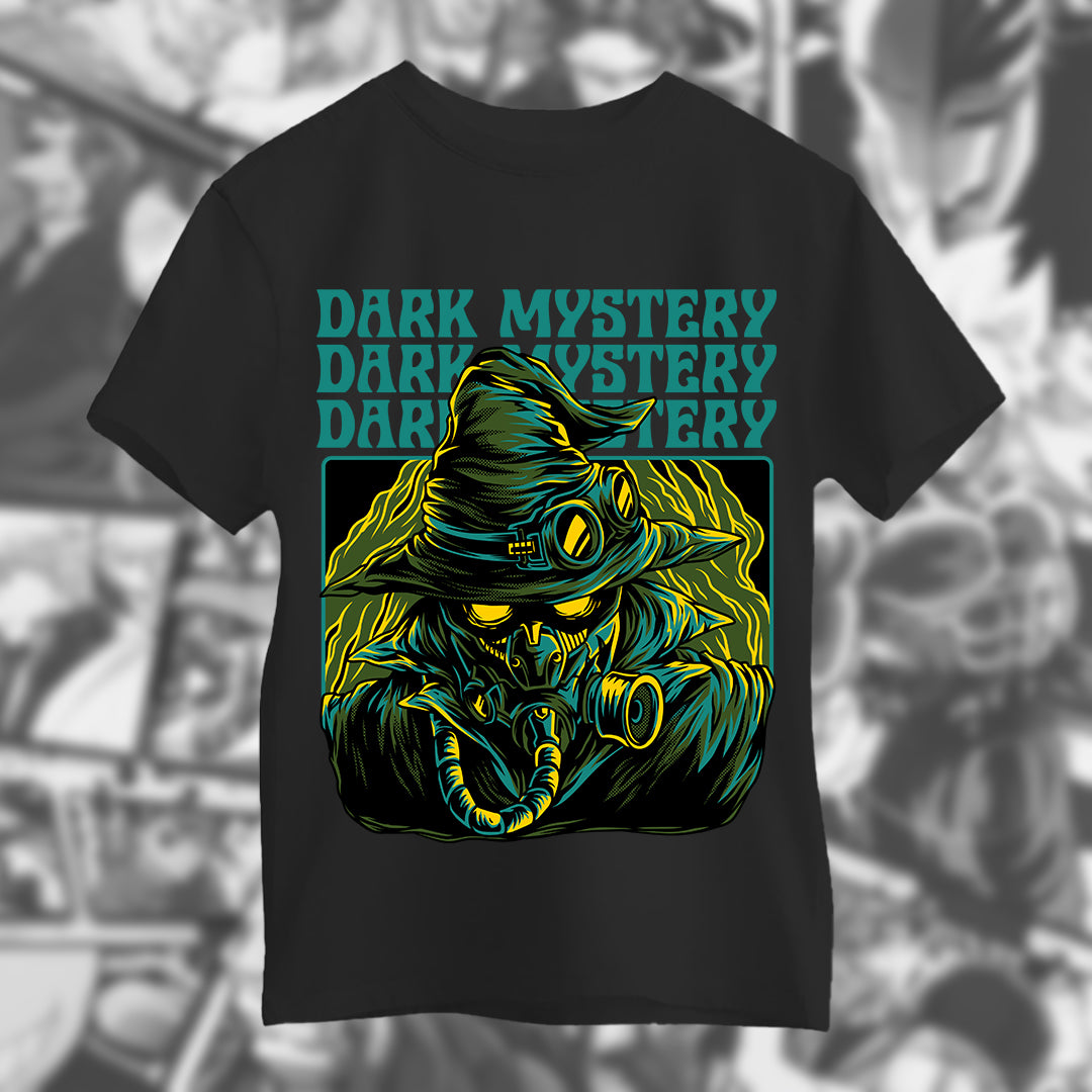 Camiseta Mistery Dark Anime. 100% algodón. Regalo Ideal.