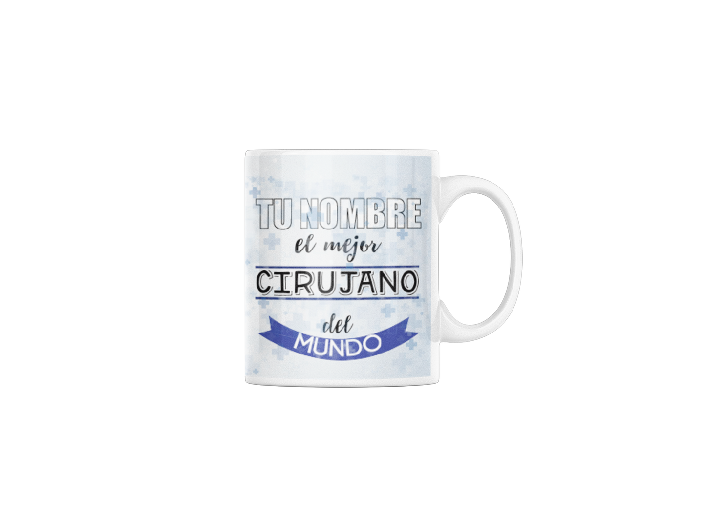 Taza cerámica "El mejor Cirujano" con Nombre Personalizable. Aptas para el lavavajillas y microondas. Regalo ideal.