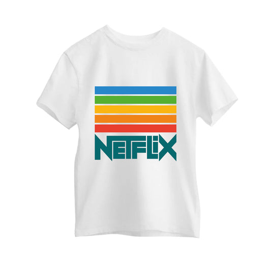 Camiseta Netflix RetroConcept. Talla L. 100% algodón. En tu casa en 24-48hs.