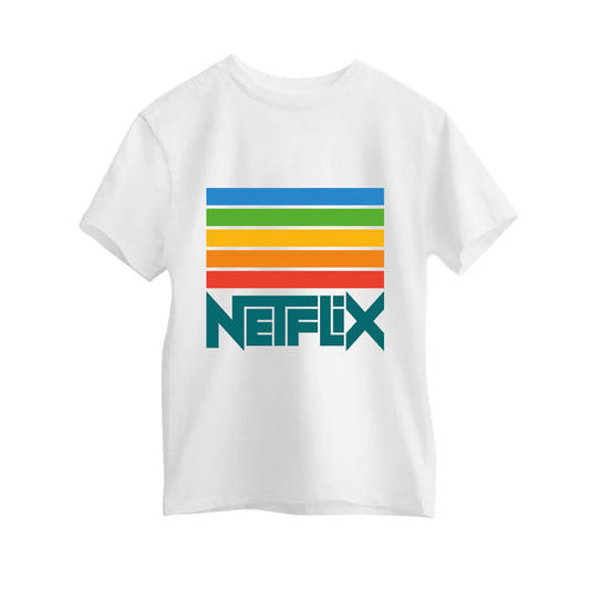 Camiseta Netflix RetroConcept. Talla S. 100% algodón. En tu casa en 24-48hs.