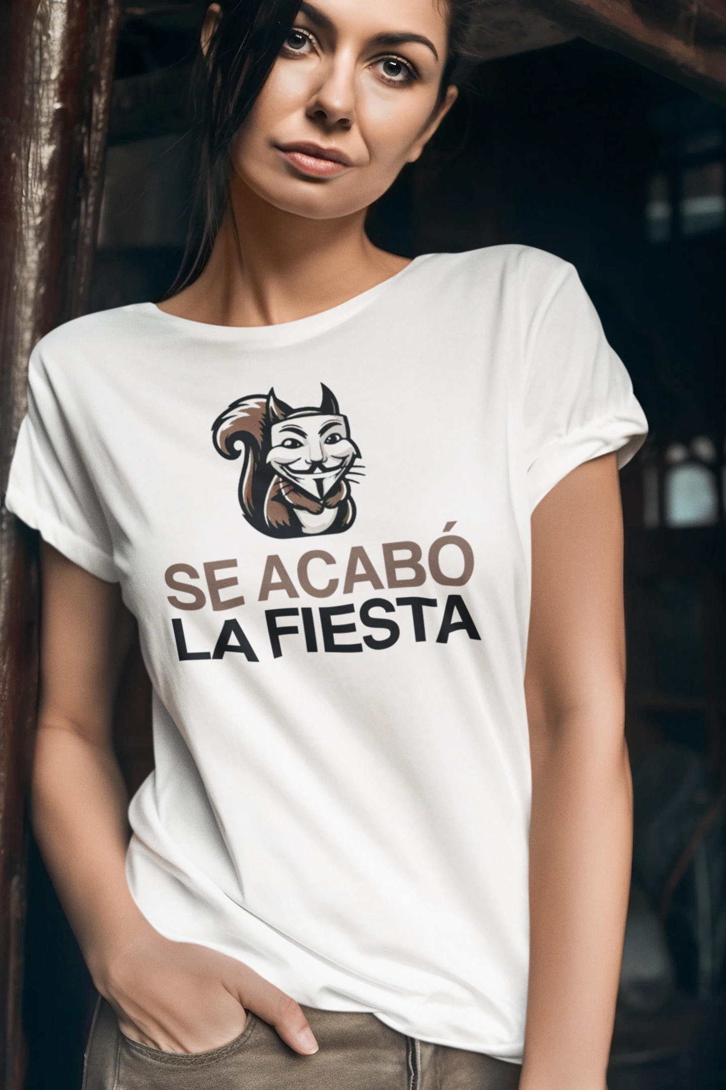 Camiseta Elvise "Se acabó la fiesta". 100% algodón. Regalo Ideal.