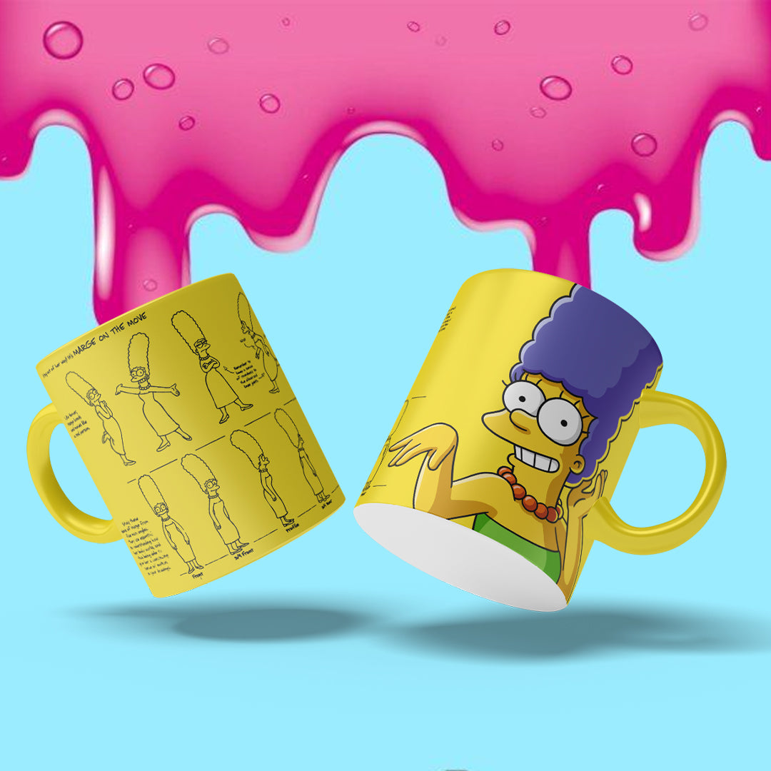 Tazas Los Simpson "Marge". Aptas para el lavavajillas y microondas.