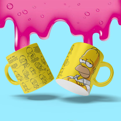 Tazas Los Simpson "Homer". Aptas para el lavavajillas y microondas.