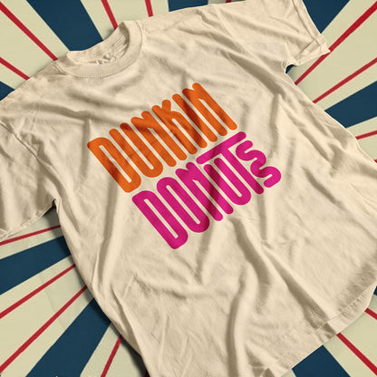 Camiseta Dunkin Donuts RetroConcept. Talla M. 100% algodón. En tu casa en 24-48hs.