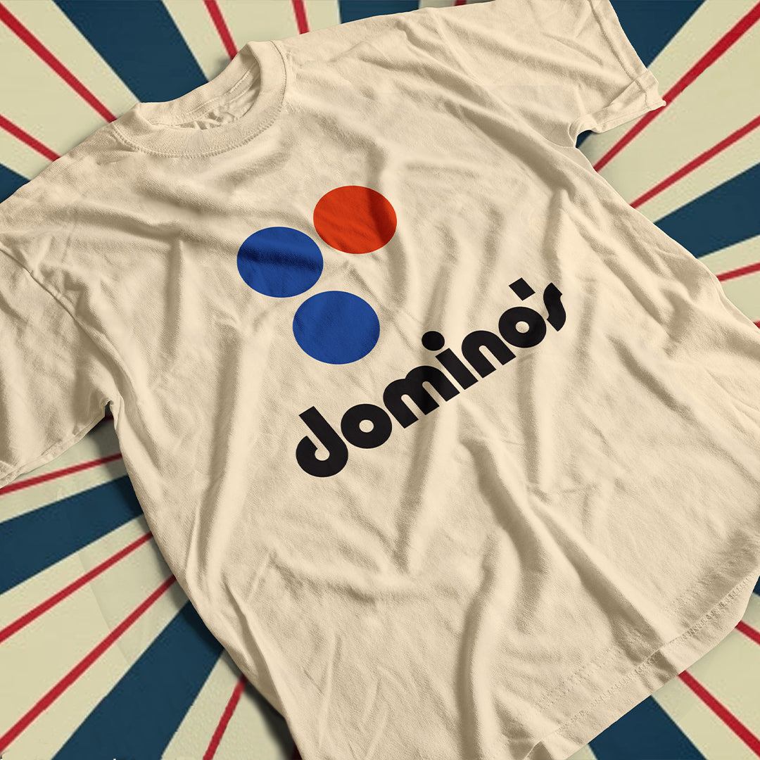Camiseta Domino's RetroConcept. Talla S. 100% algodón. En tu casa en 24-48hs.