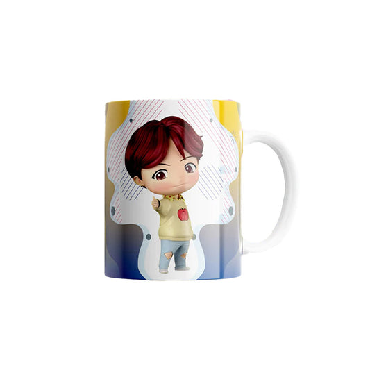 Tazas BTS "Suga". Apta para el lavavajillas y microondas.