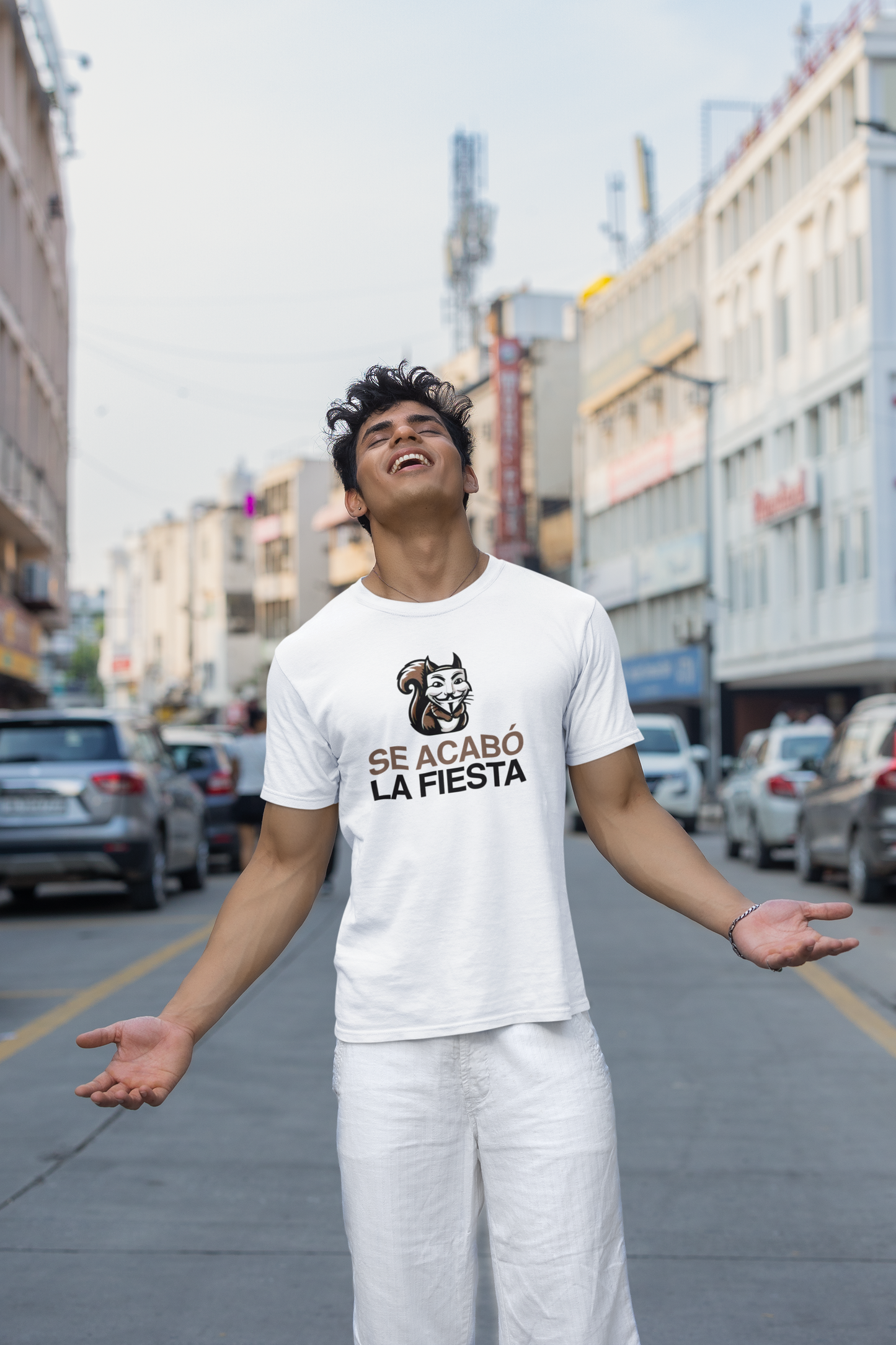 Camiseta Elvise "Se acabó la fiesta". 100% algodón. Regalo Ideal.