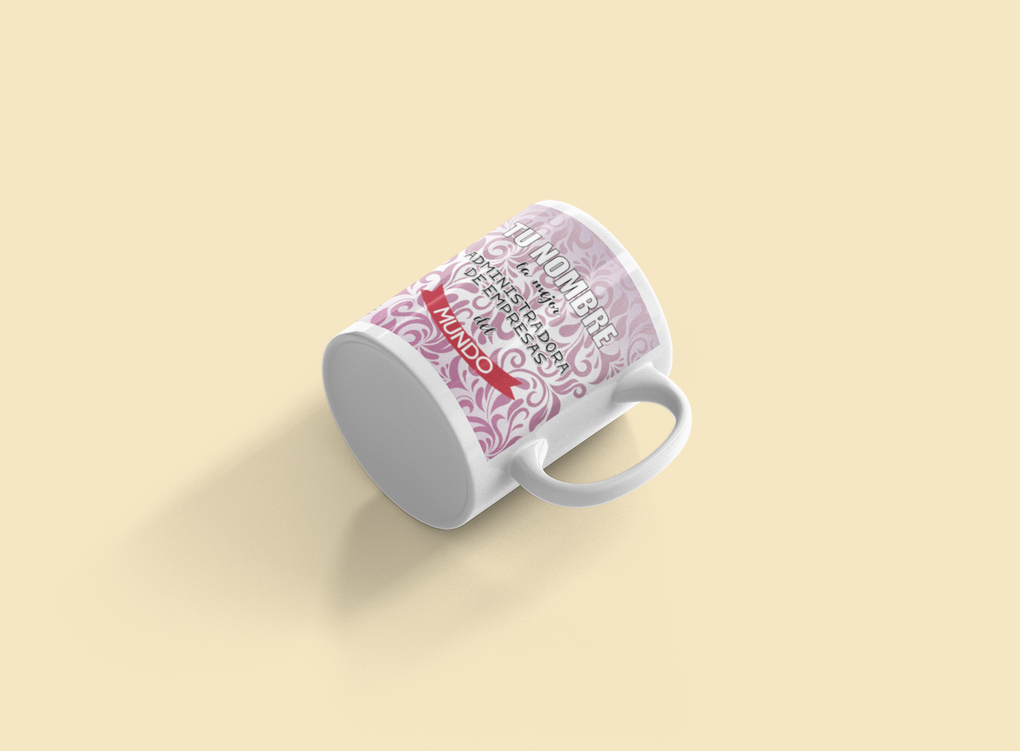 Taza cerámica "La mejor Administradora de Empresas" con Nombre Personalizable. Aptas para el lavavajillas y microondas. Regalo ideal.