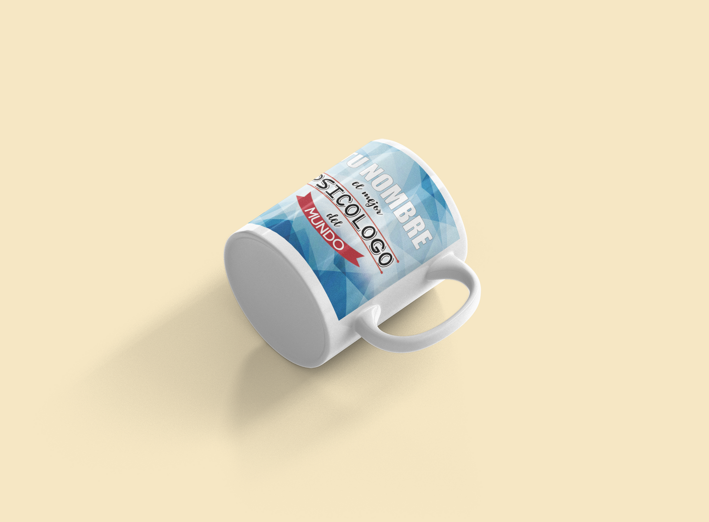 Taza cerámica "El mejor Psicólogo" con Nombre Personalizable. Aptas para el lavavajillas y microondas. Regalo ideal.