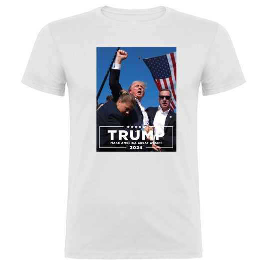 Camiseta Donald Trump "The Heroe". Series Netflix. 100% algodón. Regalo Ideal.