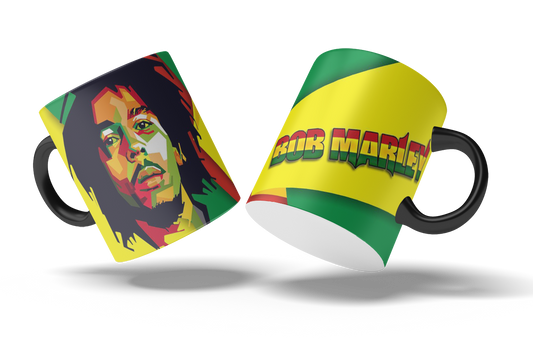 Tazas Music Lovers "Bob Marley". Aptas para el lavavajillas y microondas.