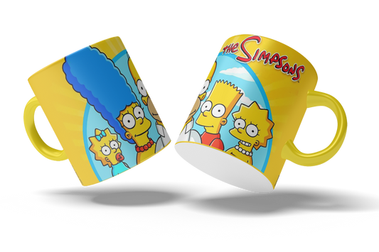 Tazas Los Simpson "Familia". Aptas para el lavavajillas y microondas.