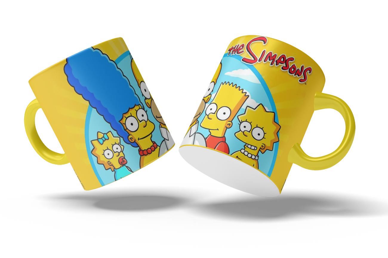 Tazas Los Simpson "Familia". Aptas para el lavavajillas y microondas.