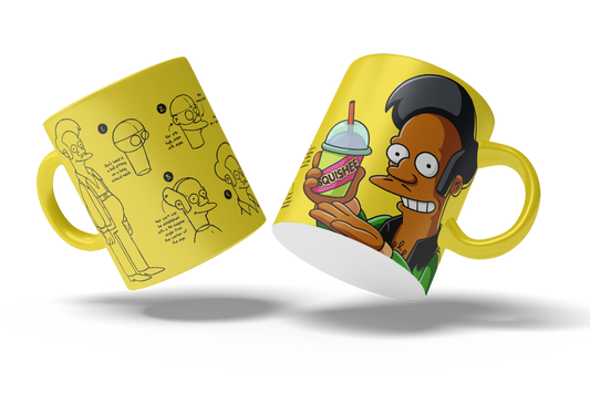Tazas Los Simpson "Apu". Aptas para el lavavajillas y microondas.