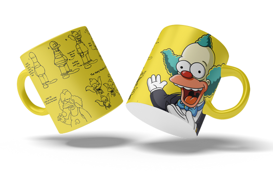 Tazas Los Simpson "Krusty". Aptas para el lavavajillas y microondas.