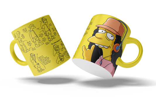 Tazas Los Simpson "Otto". Aptas para el lavavajillas y microondas.