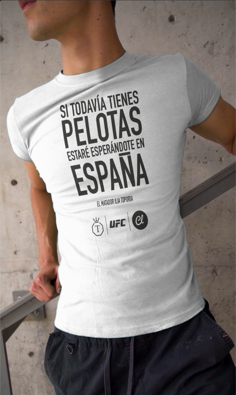 Camiseta Unisex Frases míticas: El Matador Topuria. MMA.